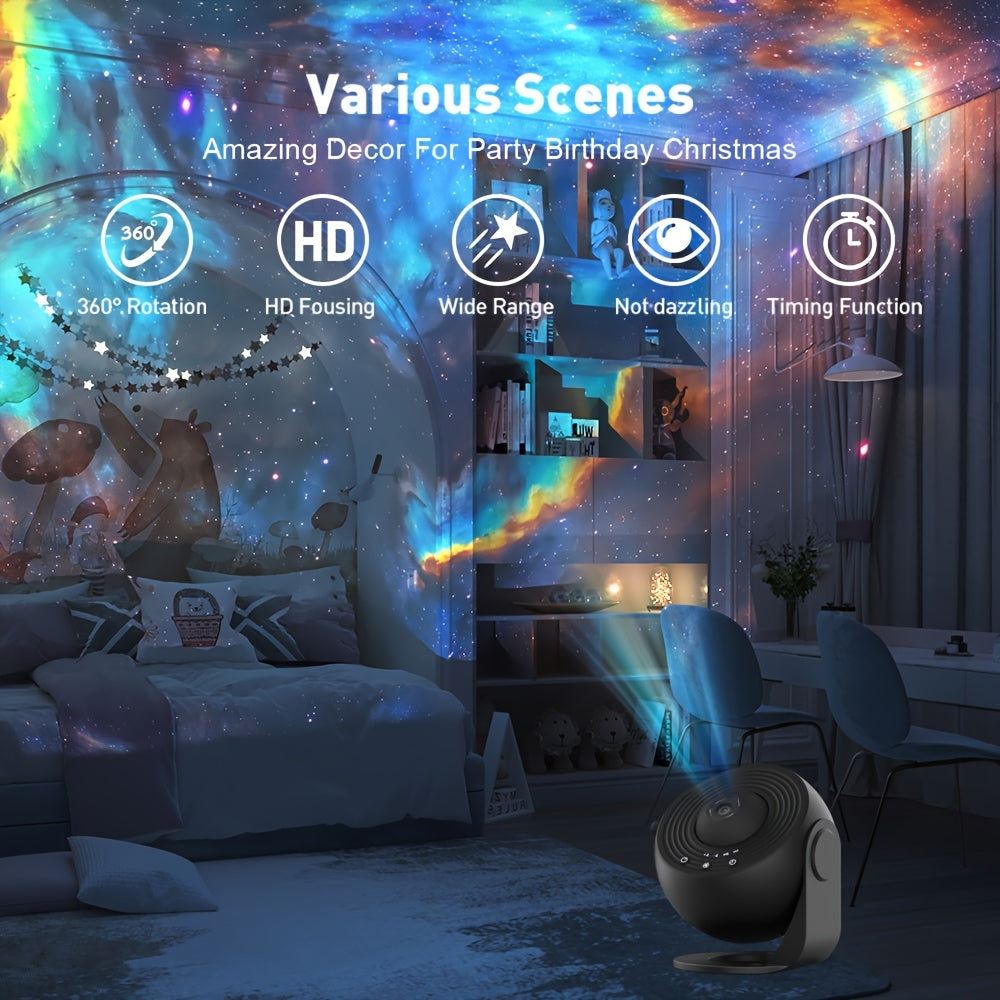 Galaxy Projector with 13 Film Discs – Bring the Universe to Your Room